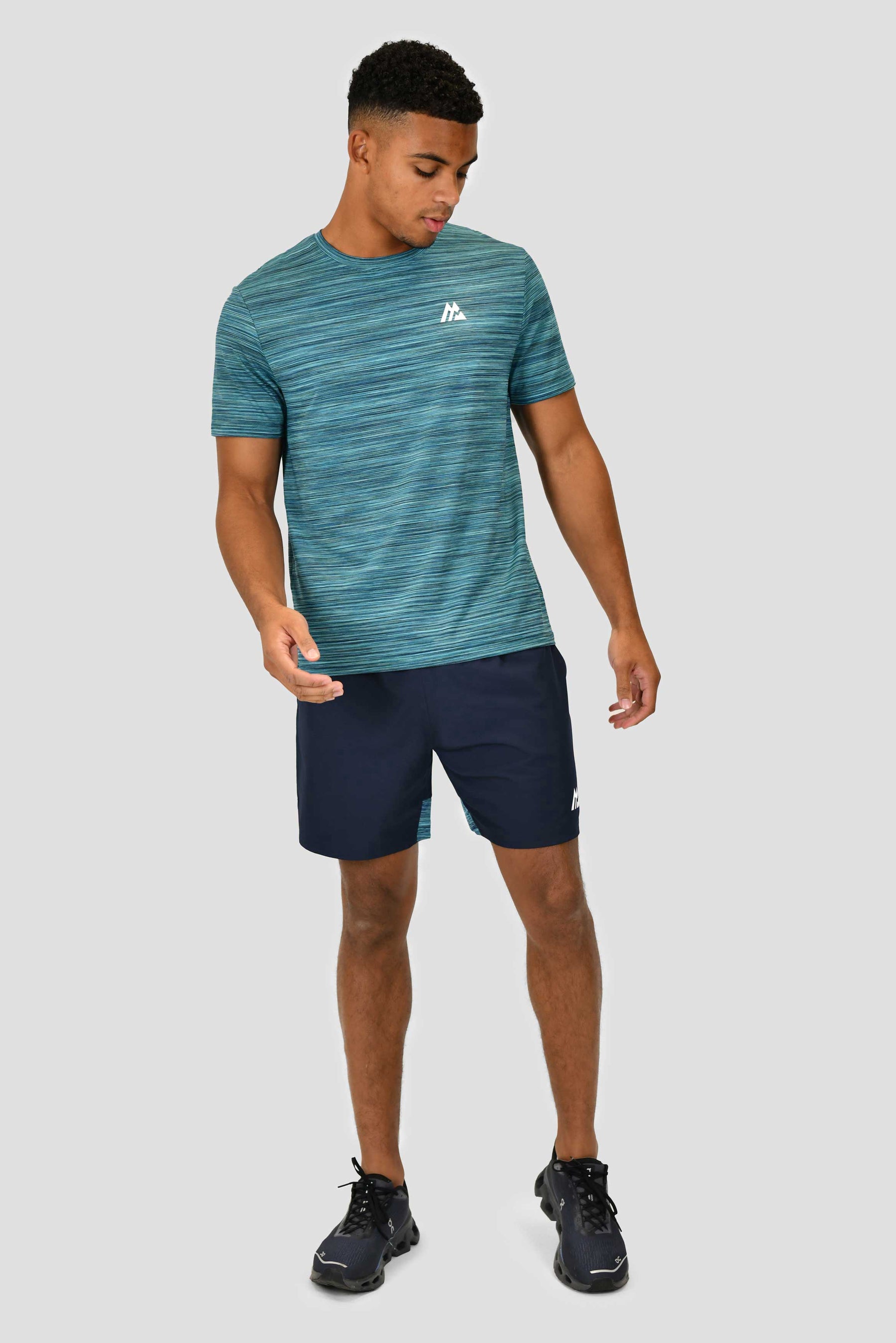 Men's Trail 2.0 T-Shirt - Navy/Dark Teal Multi