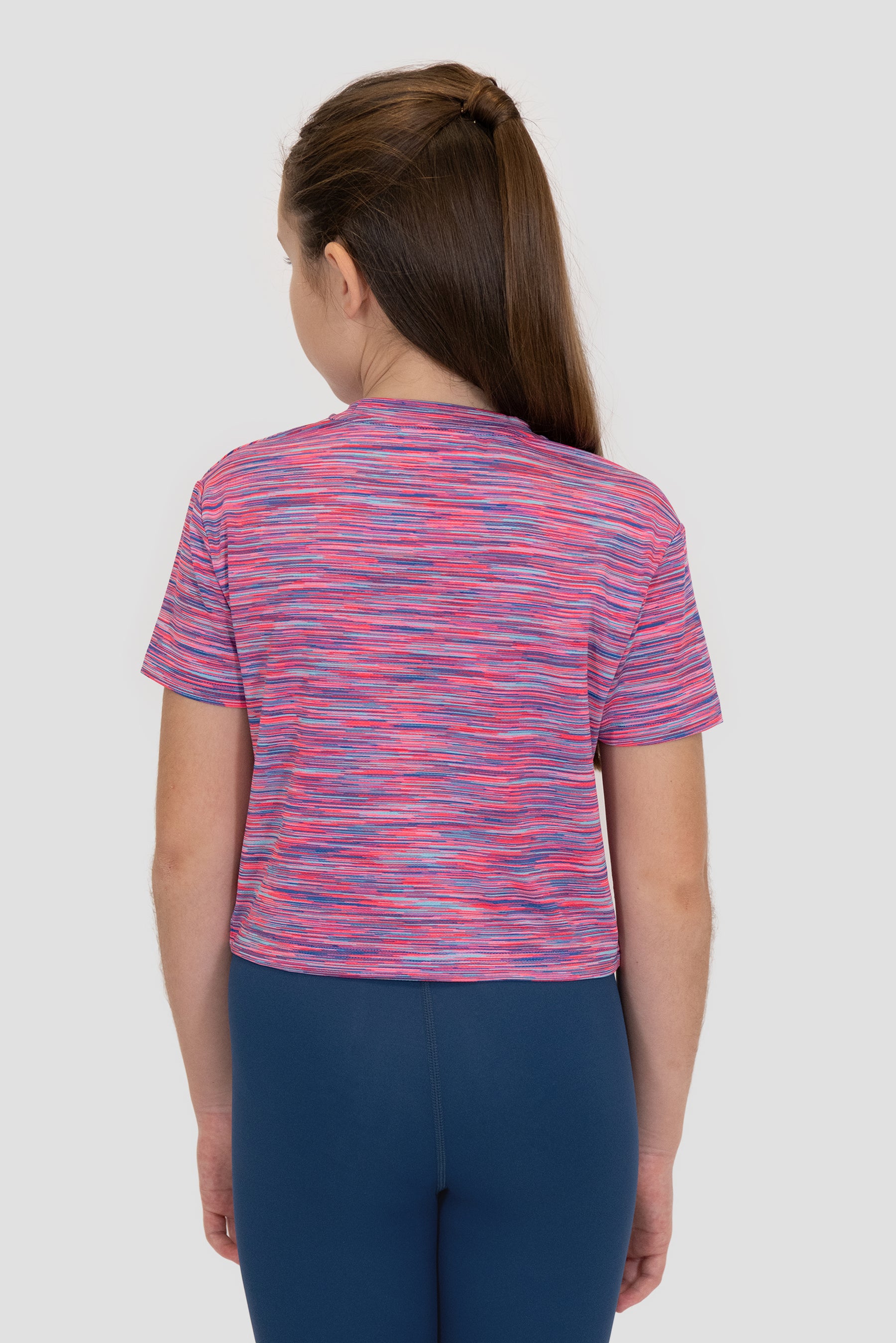 Girls Trail Box T-Shirt - Pink/Blue/Purple