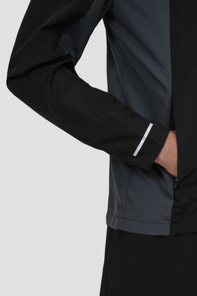 Men's Trail Windbreaker - Black/Blue/Orange/Lime