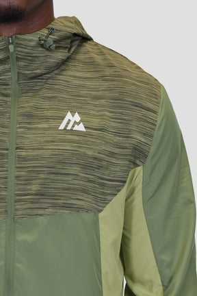 Men's Trail 3.0 Windbreaker - Khaki Green Multi