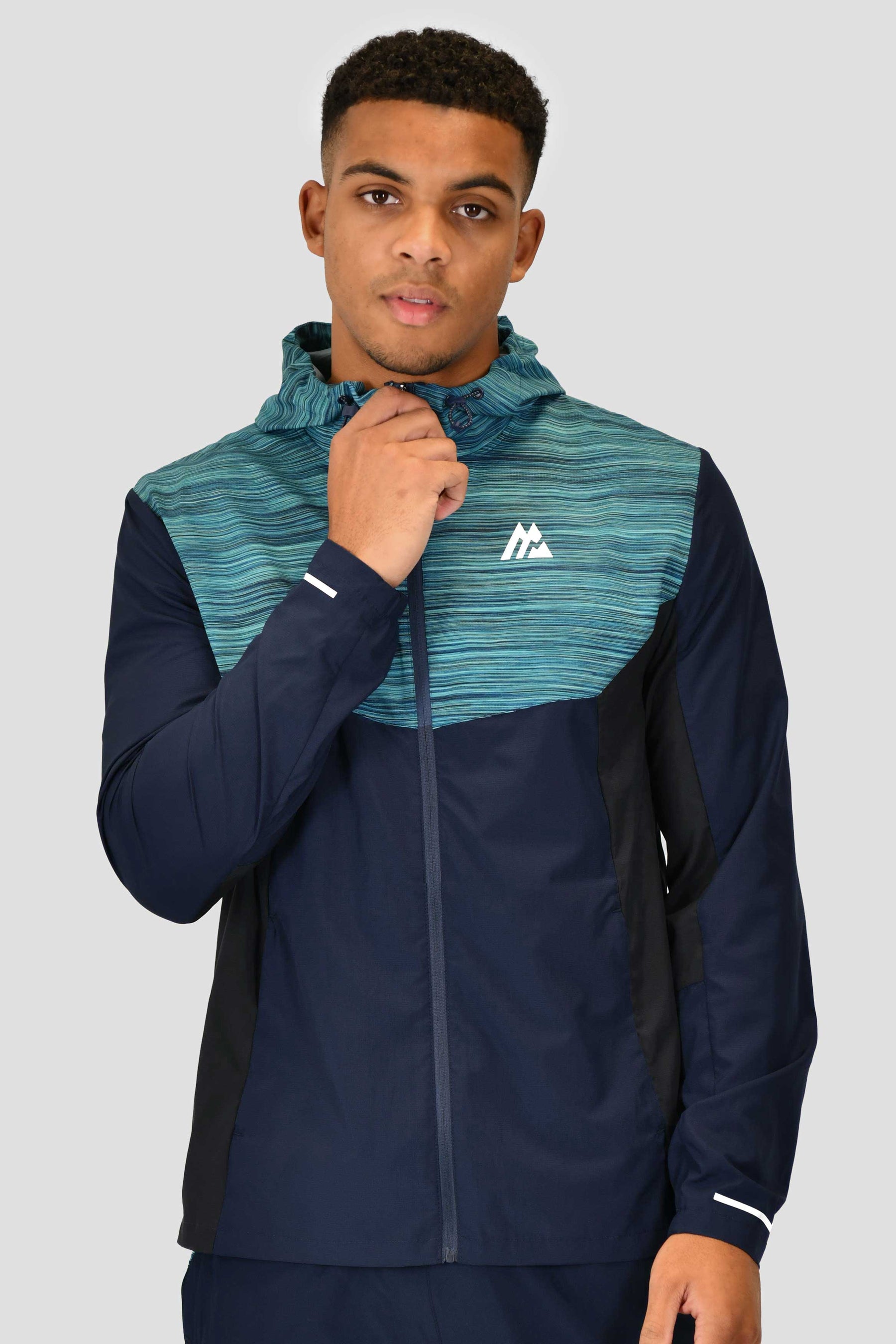 Men's Trail 3.0 Windbreaker - Navy/Dark Teal Multi