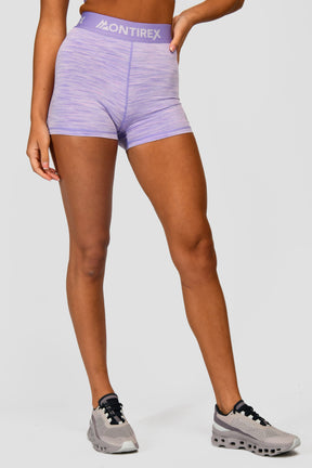 Women's Trail Icon Booty Short - Lilac Multi