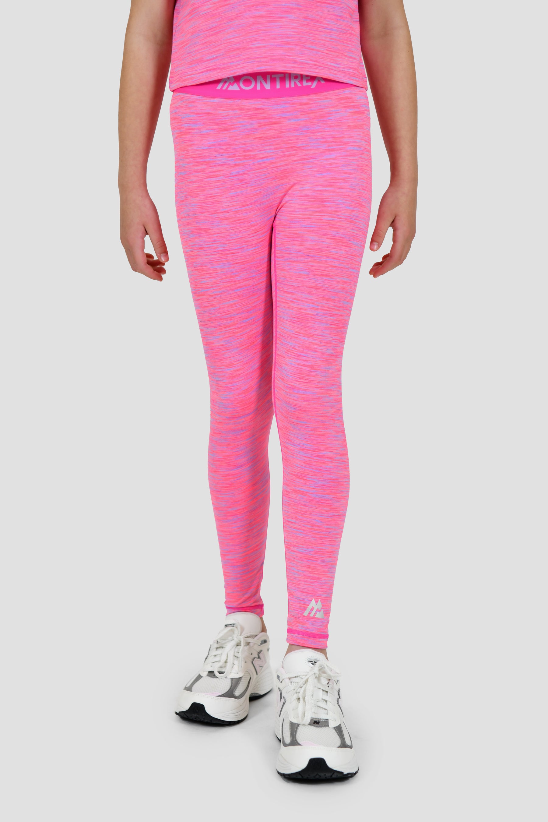 Girls Trail Icon Leggings Lilac Pink Multi