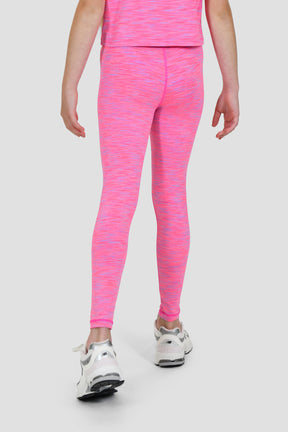 Girls Trail Icon Leggings - Lilac/Pink Multi