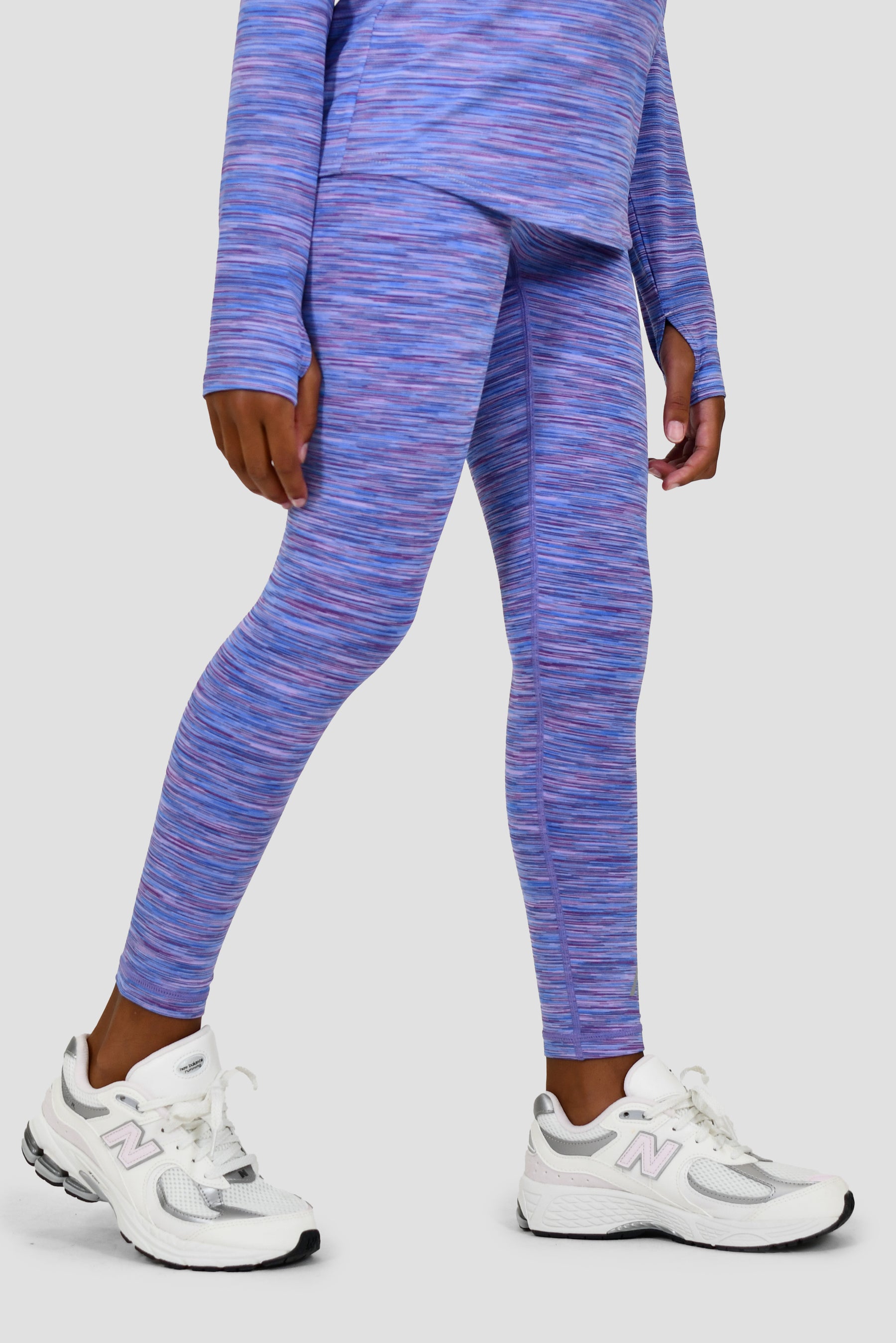 Girls Trail Icon Leggings - Purple/Lilac Multi