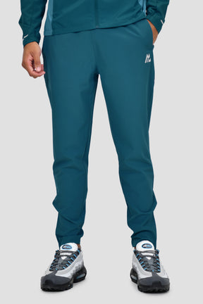 Men's Trail Panel Running Pant - Teal/Pink