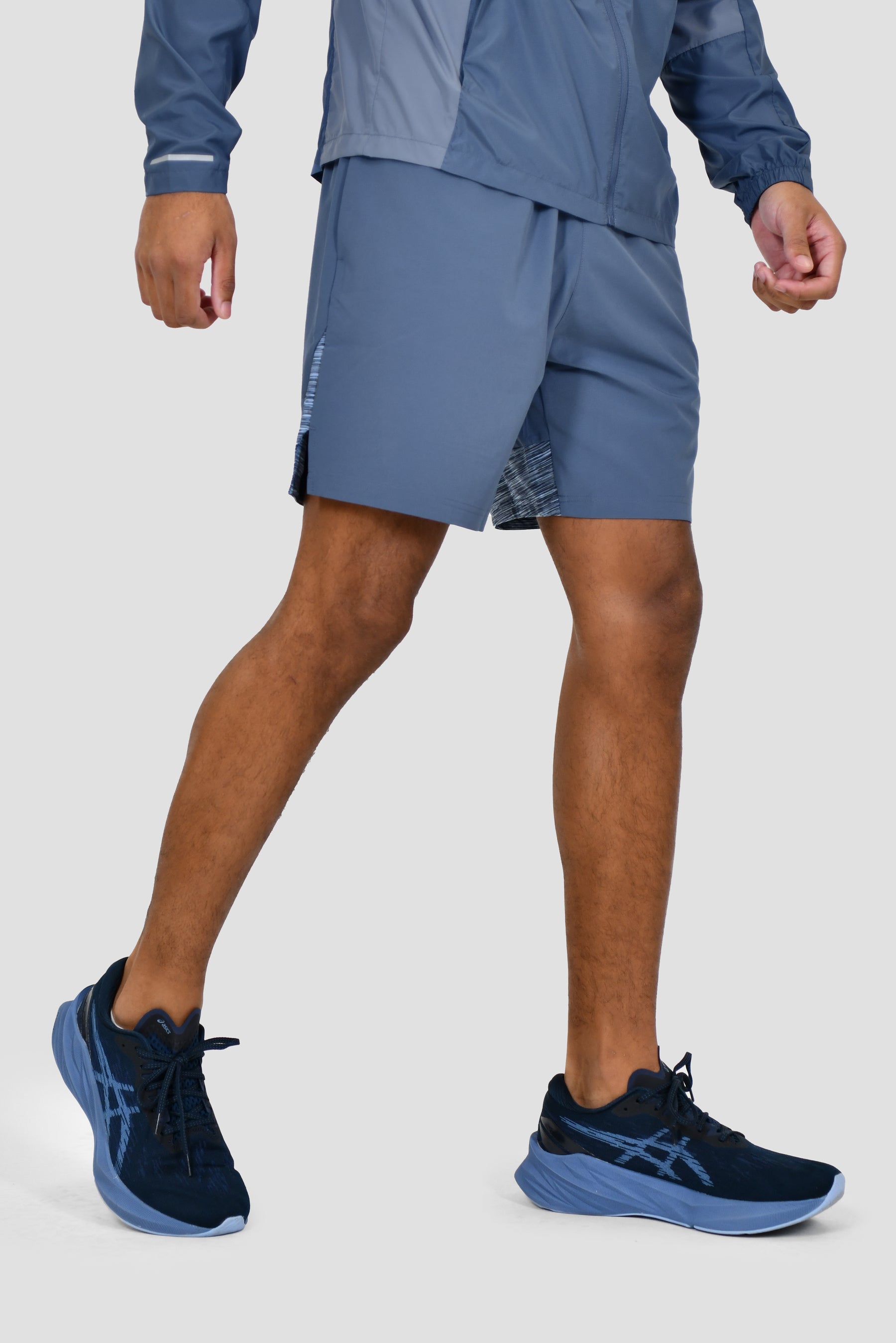 Men's Trail Panel Short - Greyed Indigo/Deep Blue/Midnight Blue/Baby Blue/Province