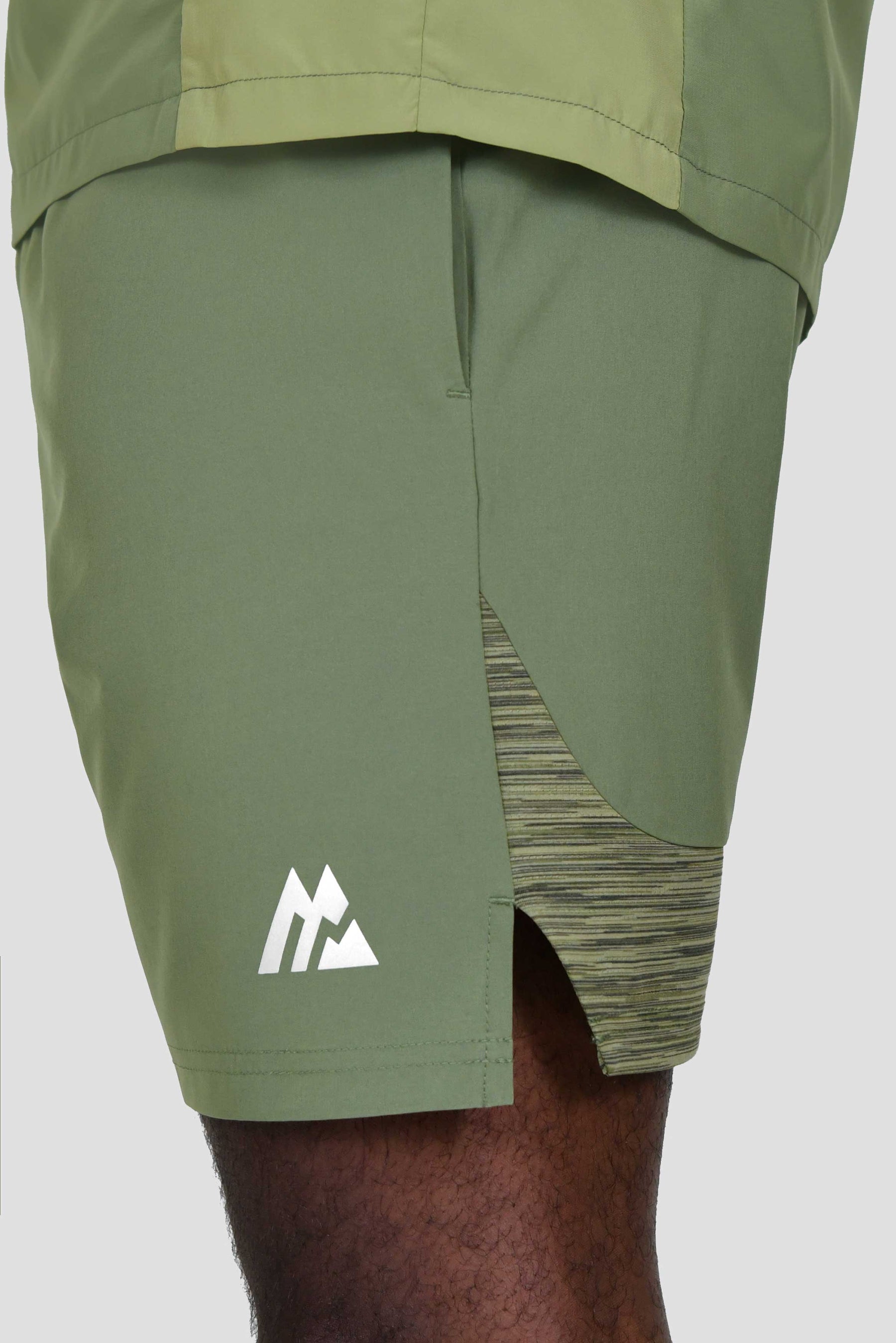 Men's Trail Panel 2.0 Short - Khaki Green Multi