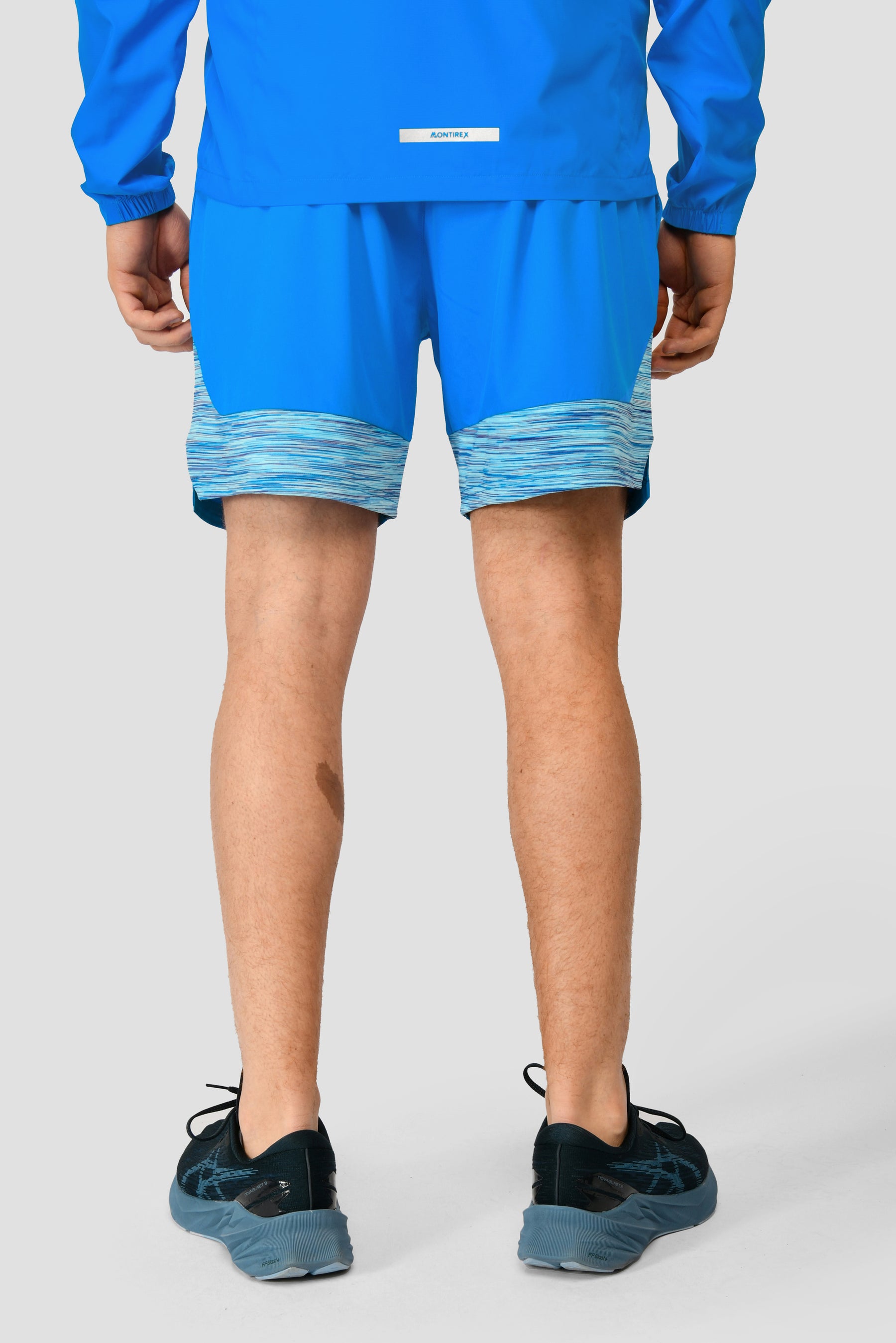 Men's Trail Panel 2.0 Short- Neon Blue/Neon Sky/Arctic Blue