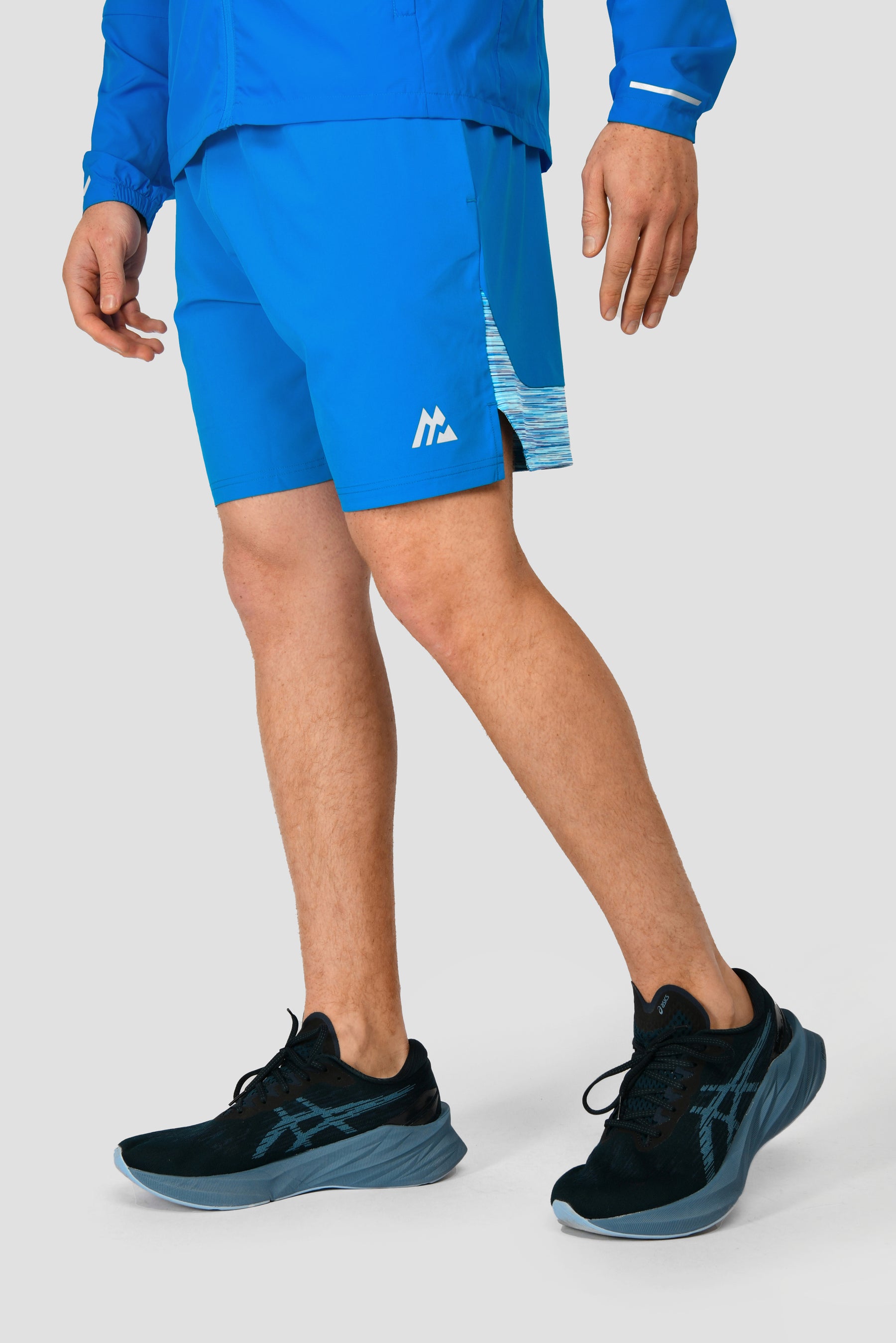 Men's Trail Panel 2.0 Short- Neon Blue/Neon Sky/Arctic Blue