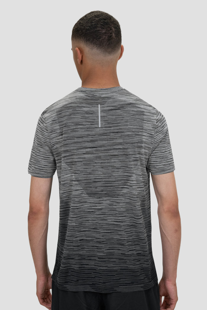 Trail Seamless T-Shirt - Black/Grey Multi