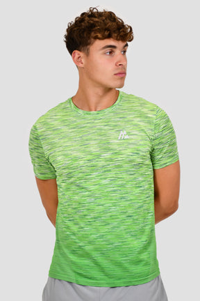 Men's Trail Seamless T-Shirt - Green/Lime