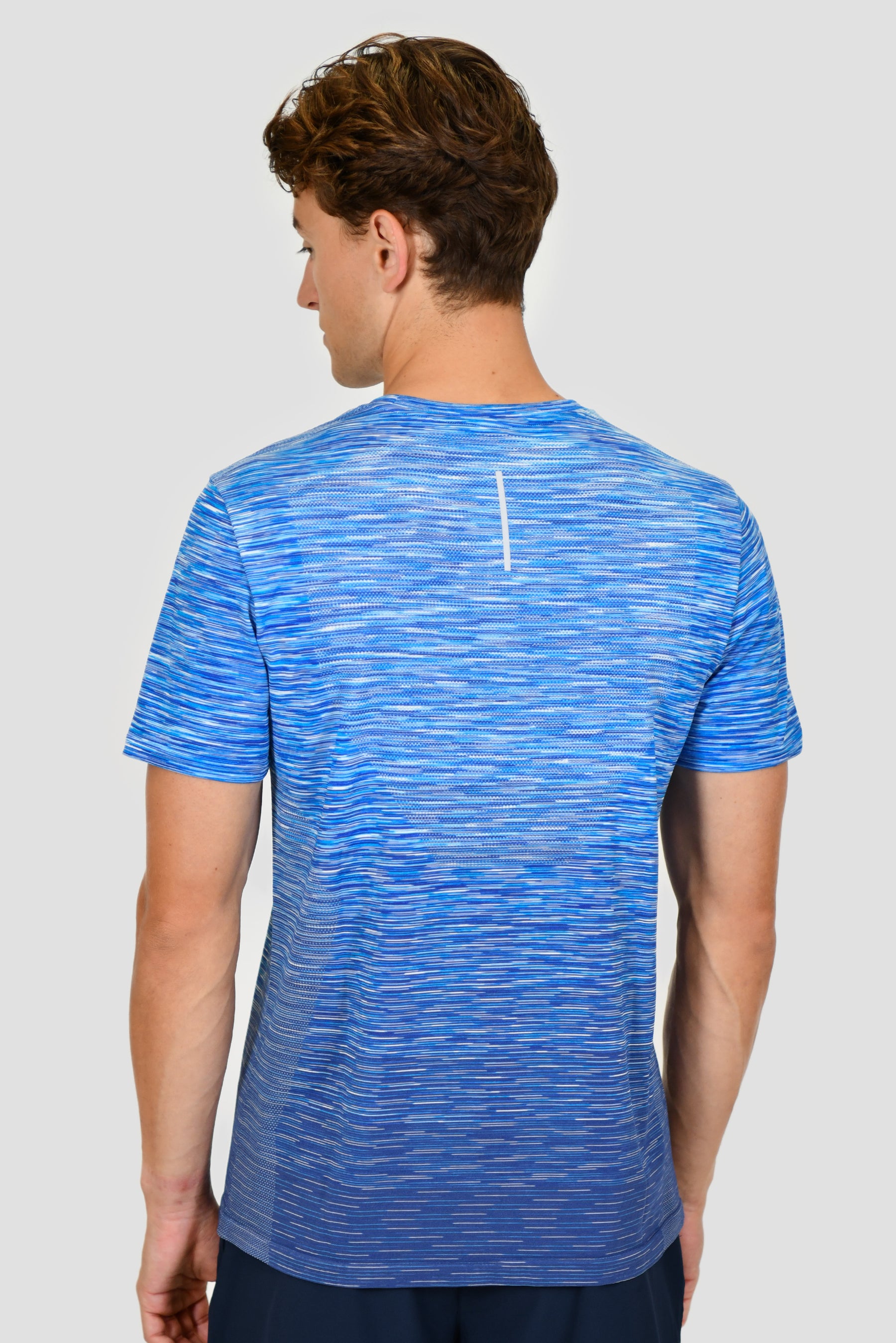 Trail Seamless T-Shirt - Blue/White Multi