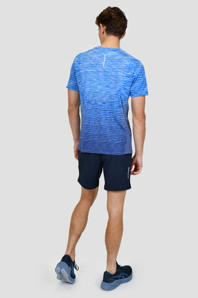 Trail Seamless T-Shirt - Blue/White Multi