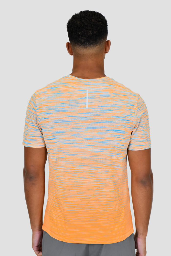 Trail Seamless T-Shirt - Blue/Orange