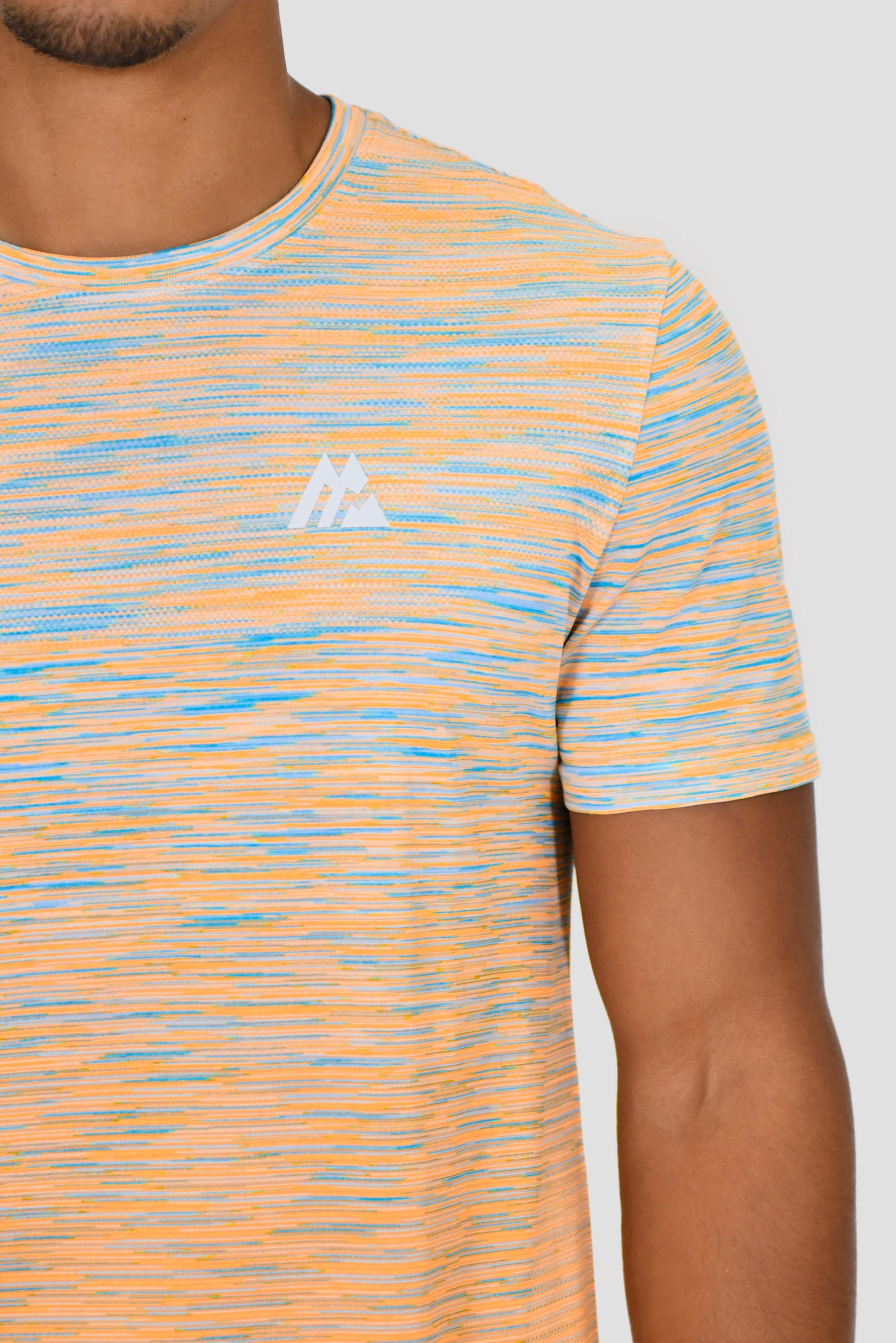 Trail Seamless T-Shirt - Blue/Orange