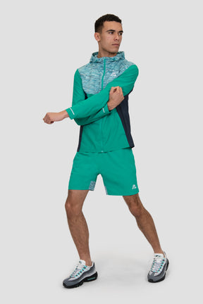 Men's Trail Panel Shorts - Teal/Blue/White