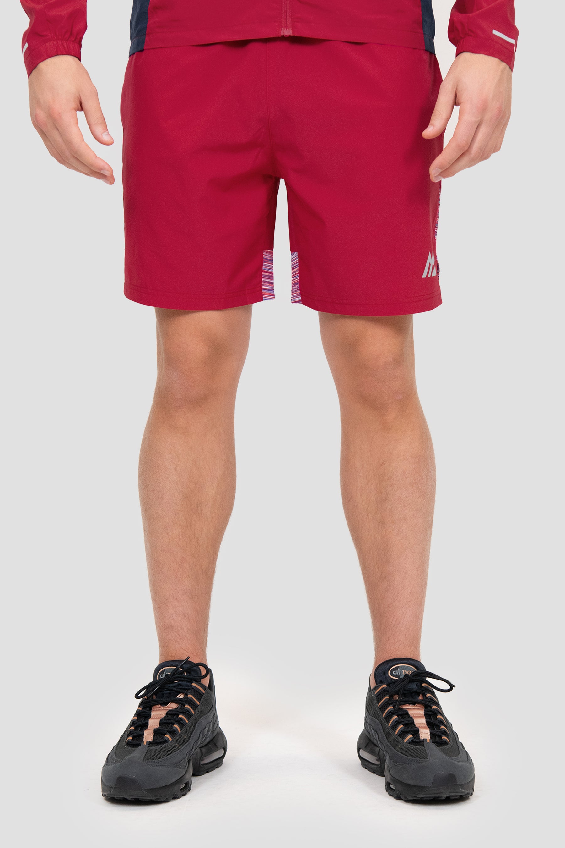 Trail Panel Short - Red/Coral/White