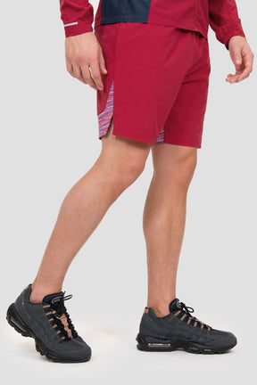 Trail Panel Short - Red/Coral/White