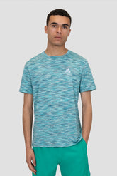 Men's Trail T-Shirt - Turquoise/Blue/White