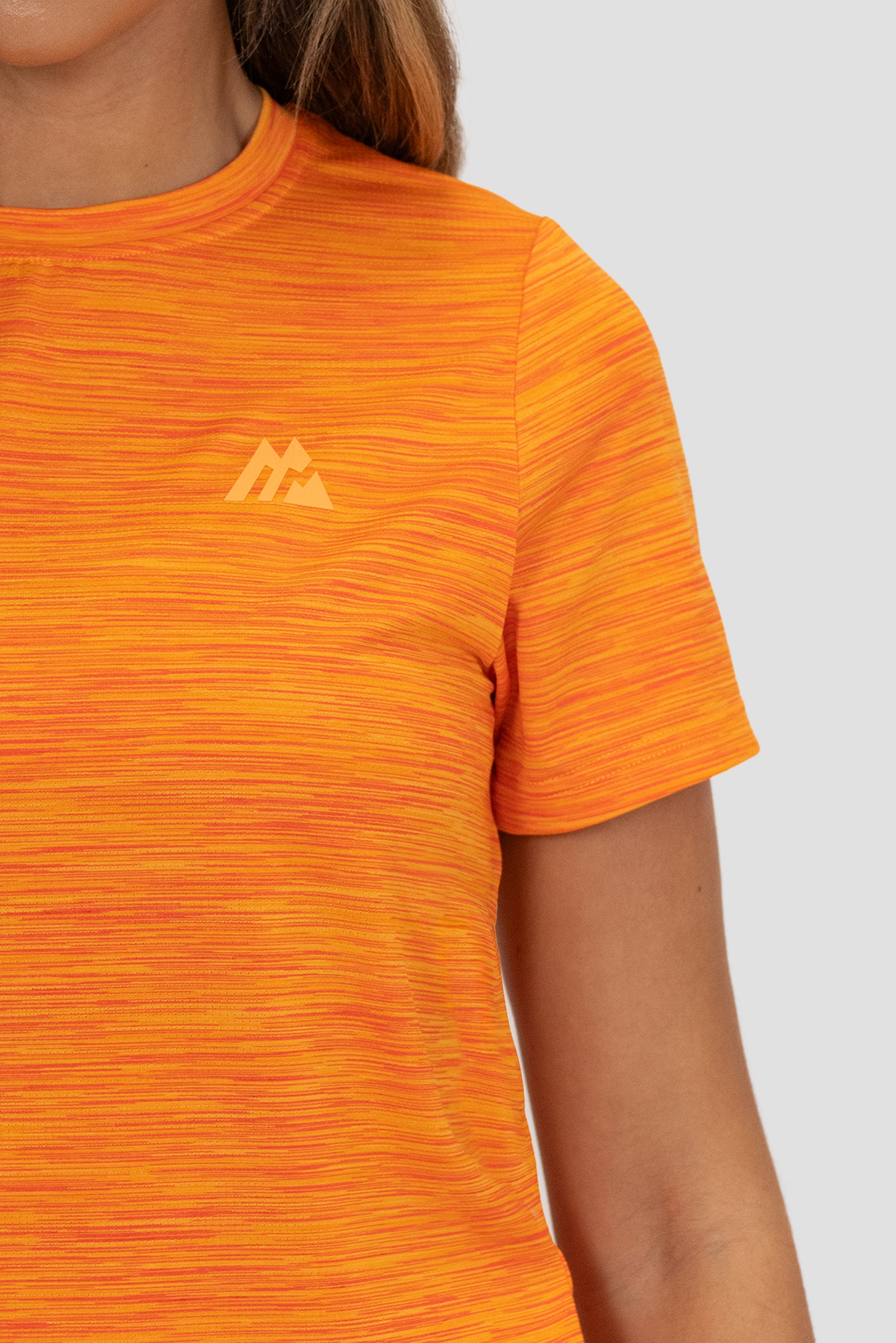 Camiseta Trail Mujer - Naranja/Rosa