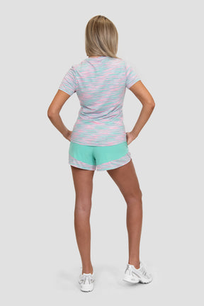 Women's Trail T-Shirt - Pink/Green