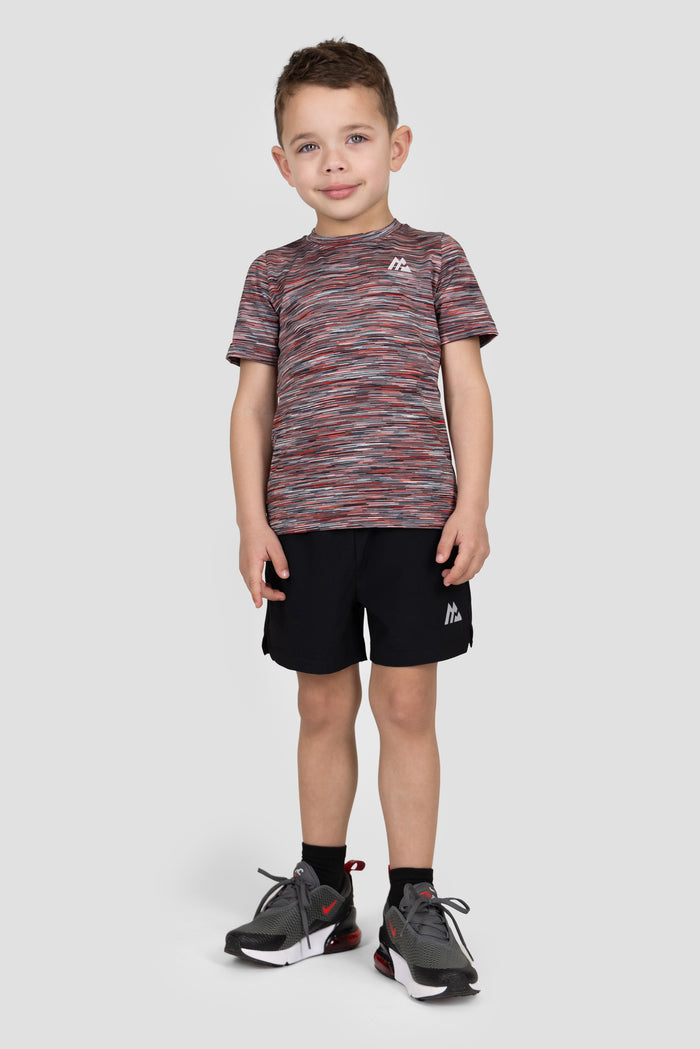 Infants Trail T-Shirt - Black/Red