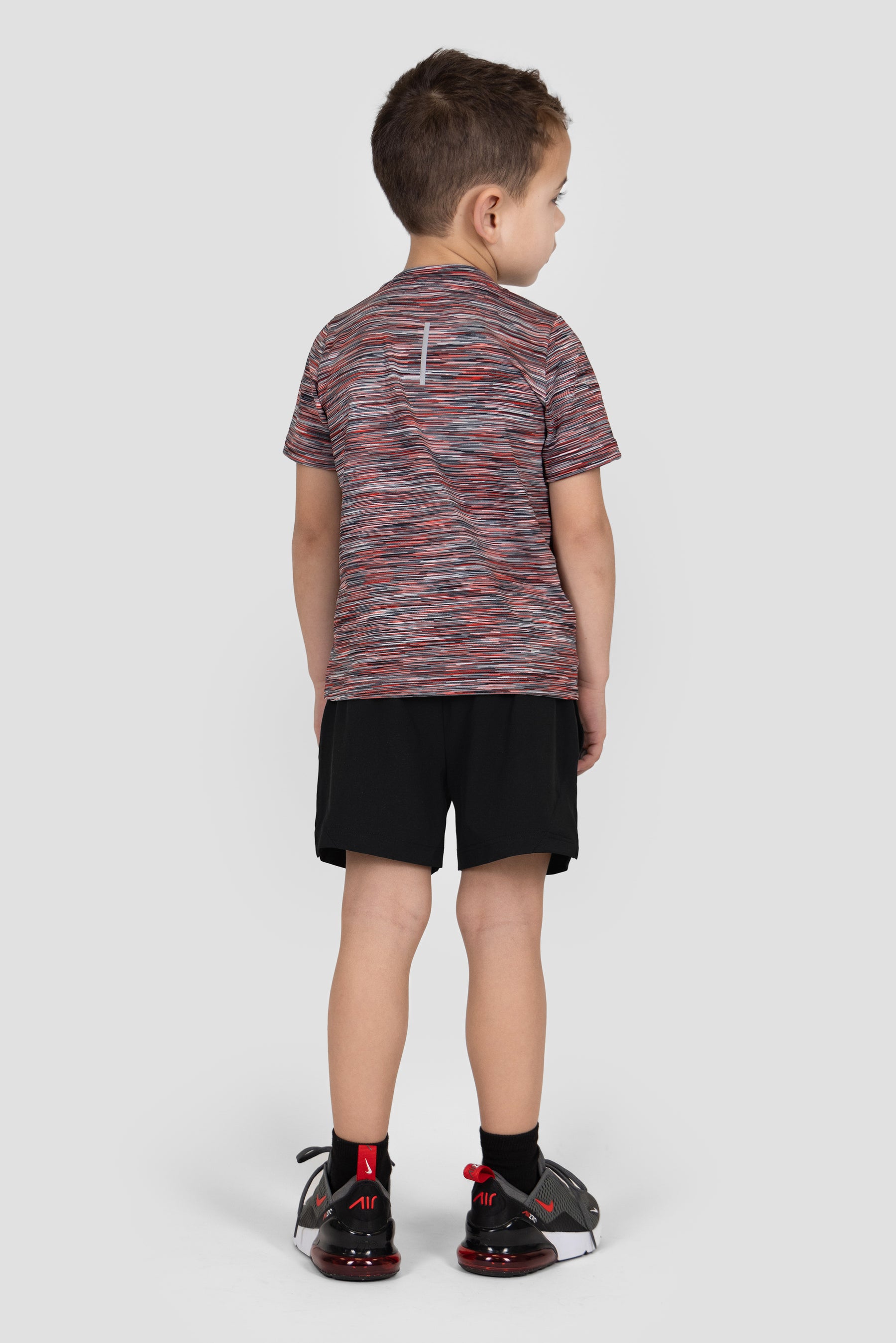 Infants Trail T-Shirt - Black/Red