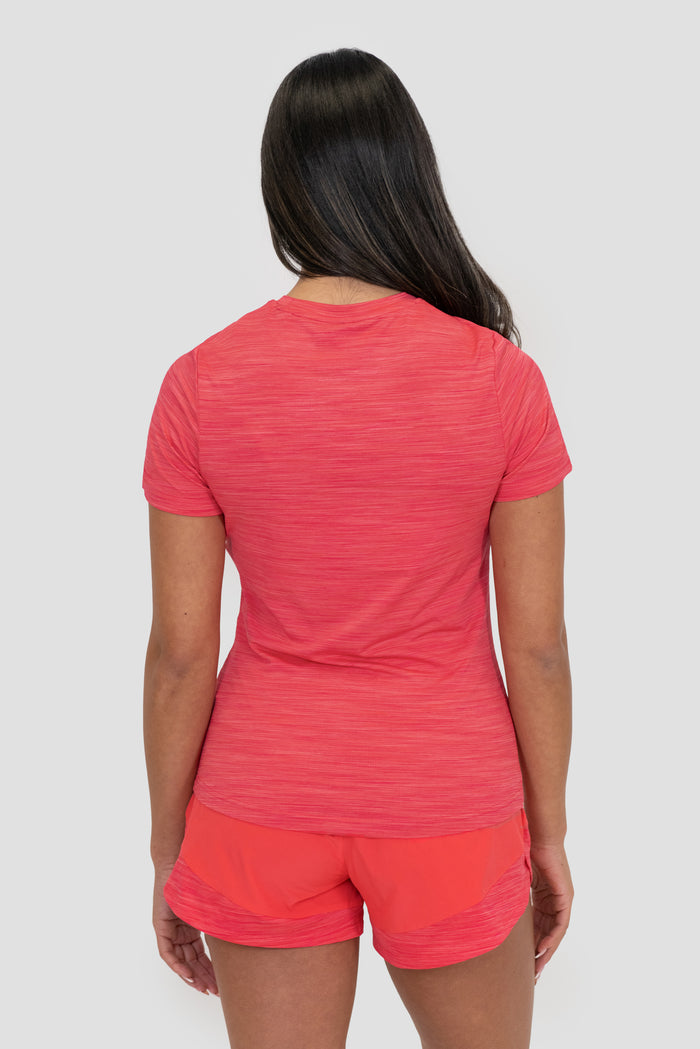 T-shirt de trail pour femme - Multi baies/rose