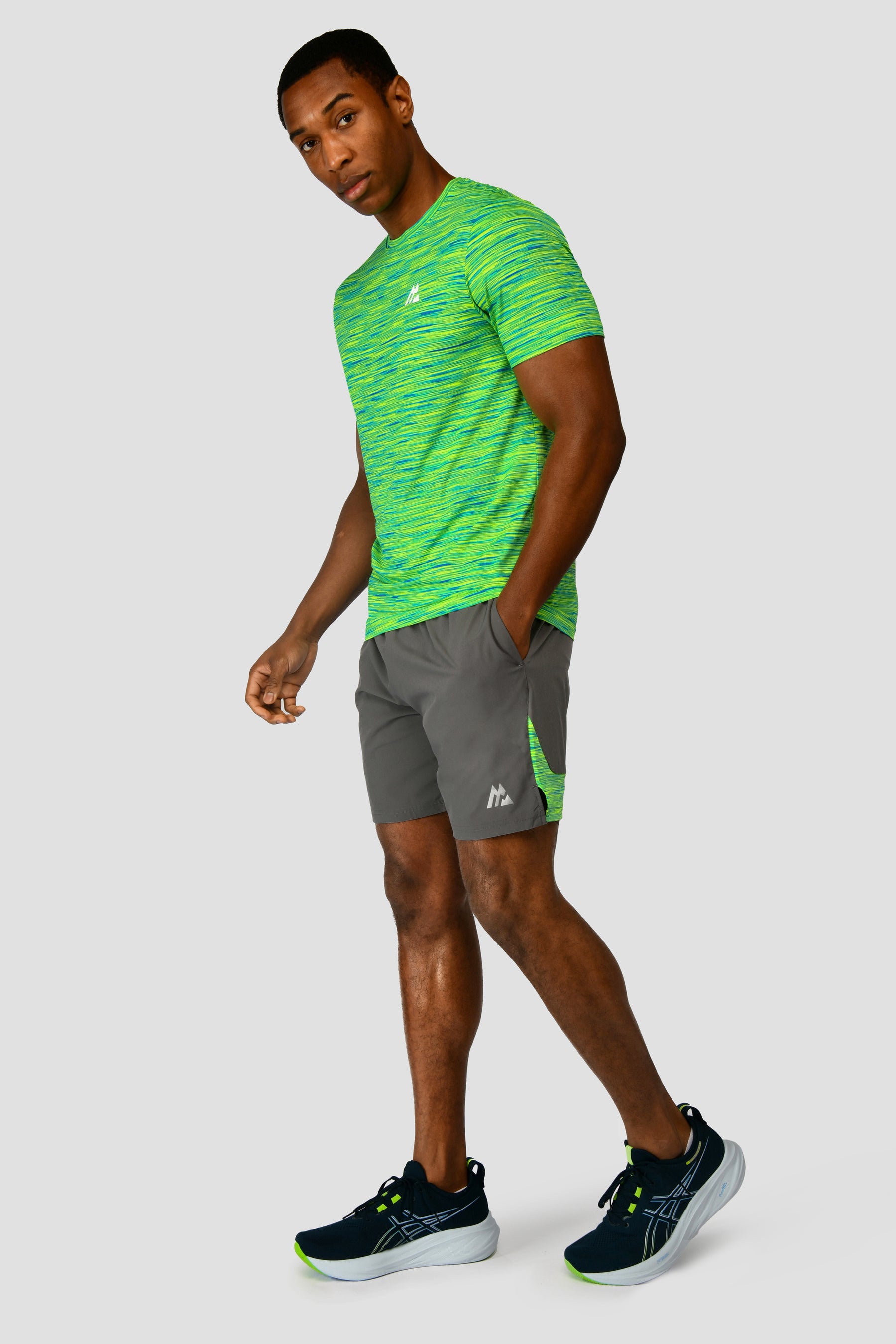 Men's Trail 2.0 T-Shirt - OG Neon/Persian Green/Neon Blue