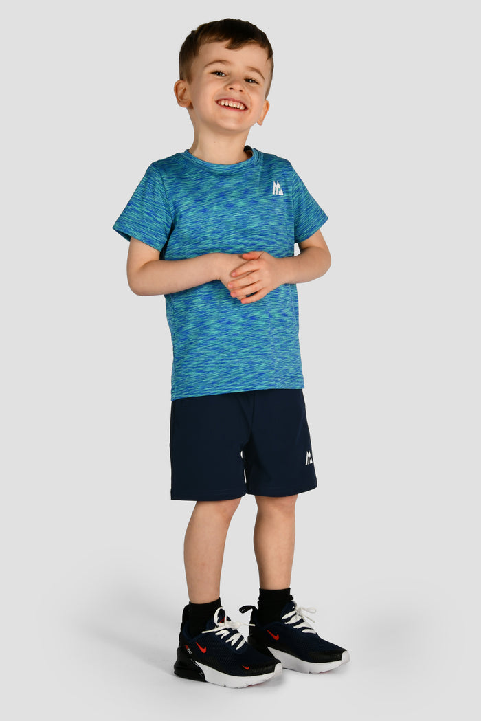 Infants Trail T-Shirt/Shorts Set - Blue Multi