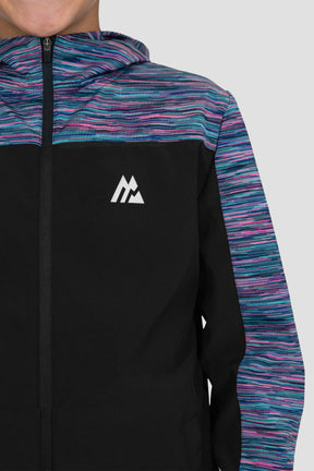 Men's Boys Trail Windbreaker - Black/Navy/Pink/Green