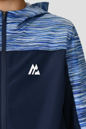 Junior Trail Windbreaker - Navy/White Multi