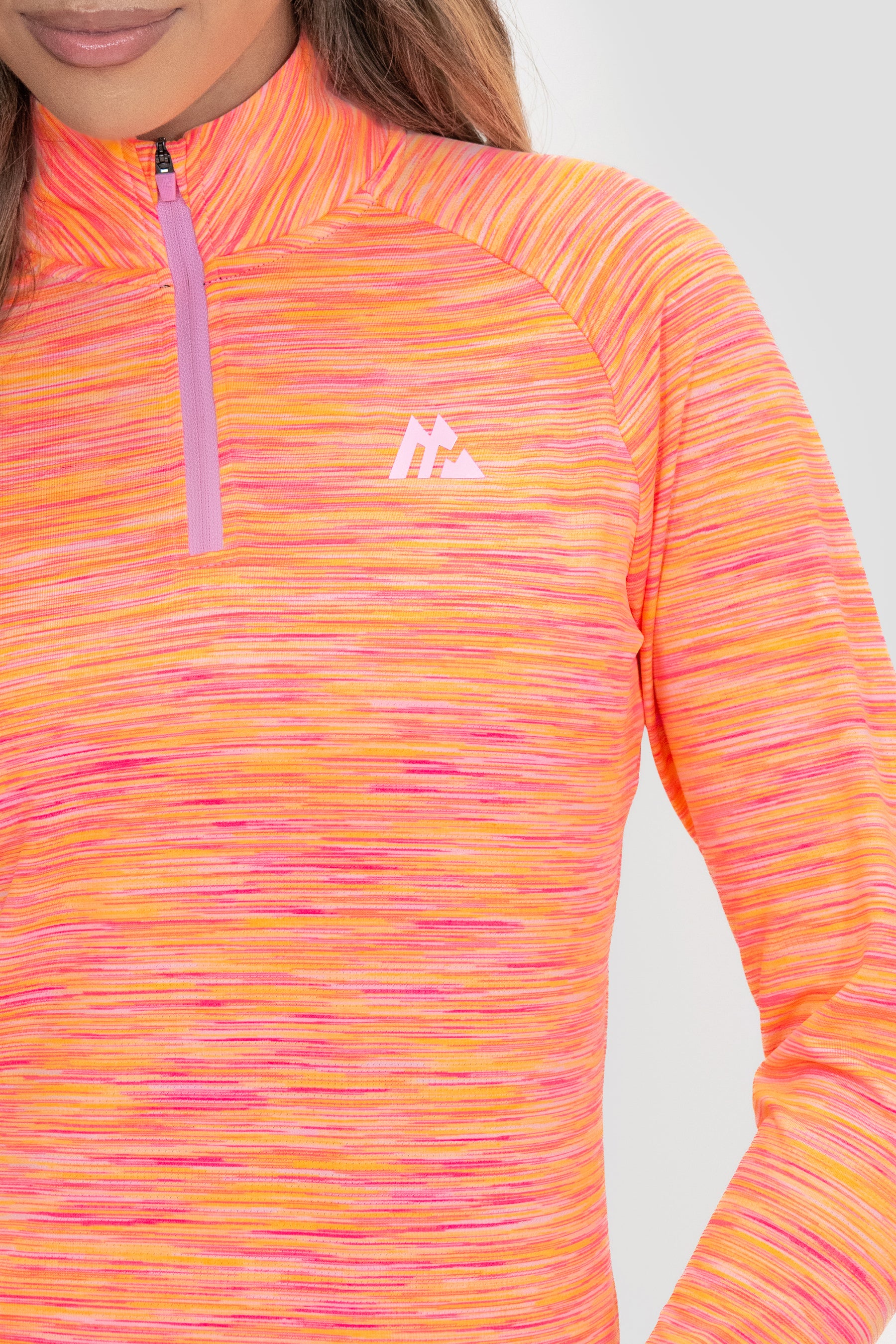 Women's Trail 1/4 Zip - Pink/Orange