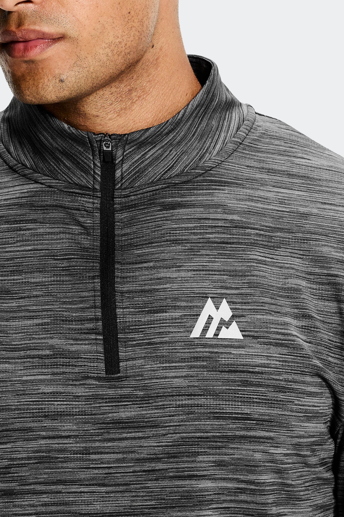 Trail 1/4 Zip - Black/Grey