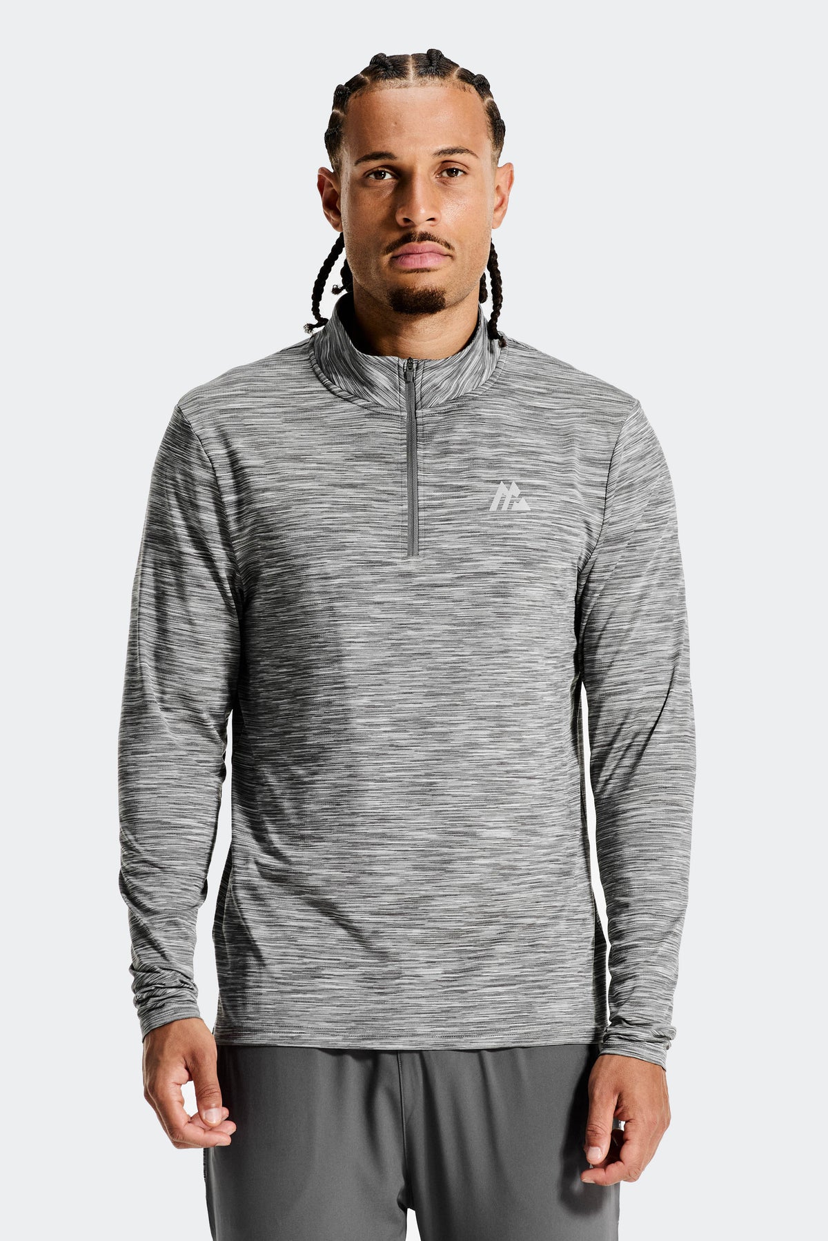 Trail 1/4 Zip - Grey Multi