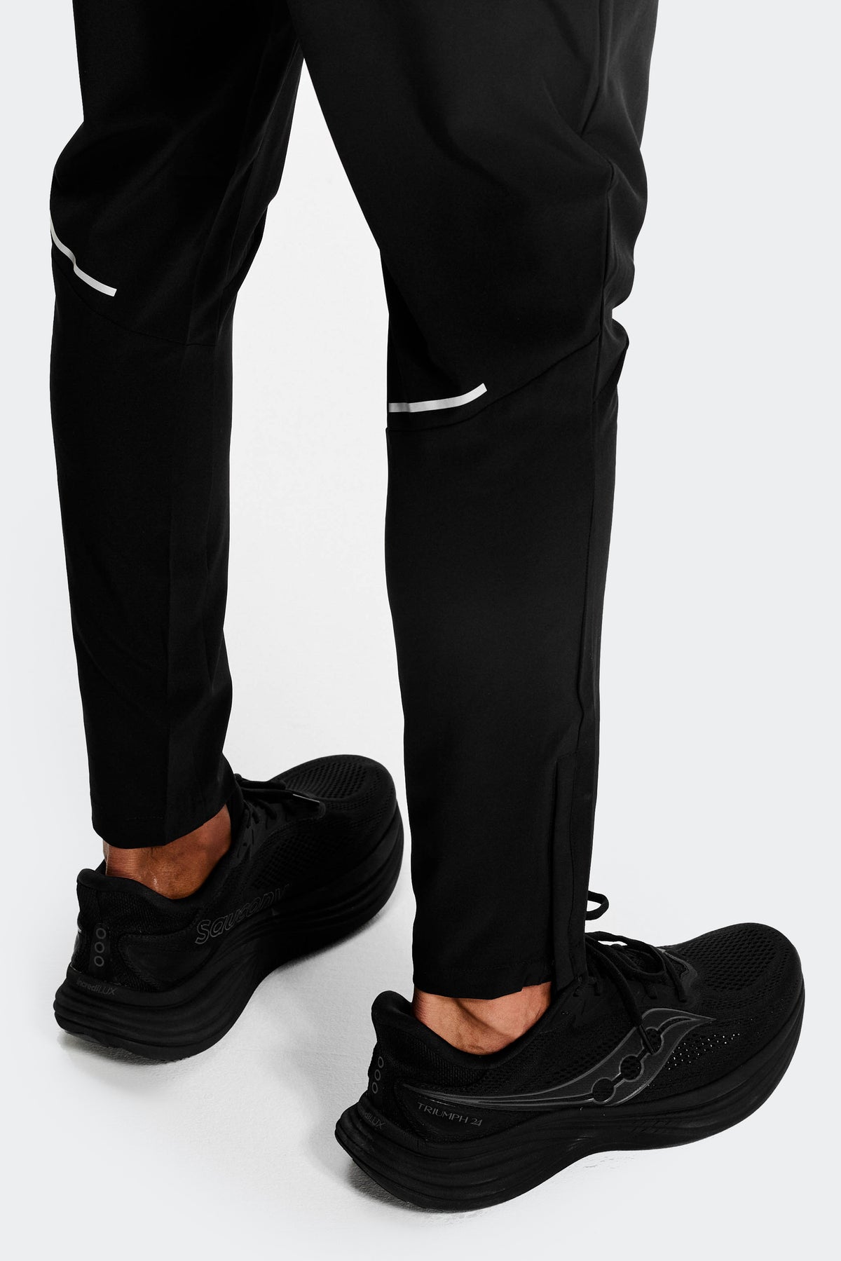 Trail Panel Pantalone da corsa - Nero/Grigio