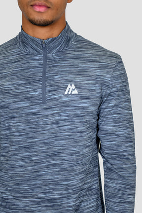 Men's Trail 1/4 Zip - Indigo Multi