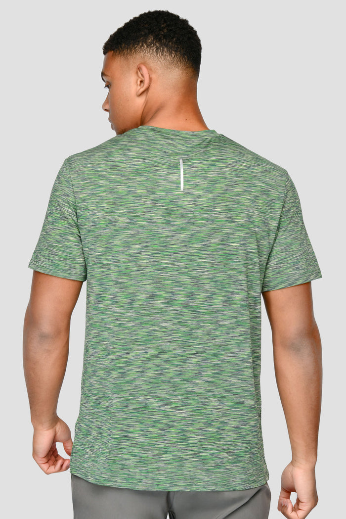 Trail 2.0 T-Shirt- Grey/Green Multi