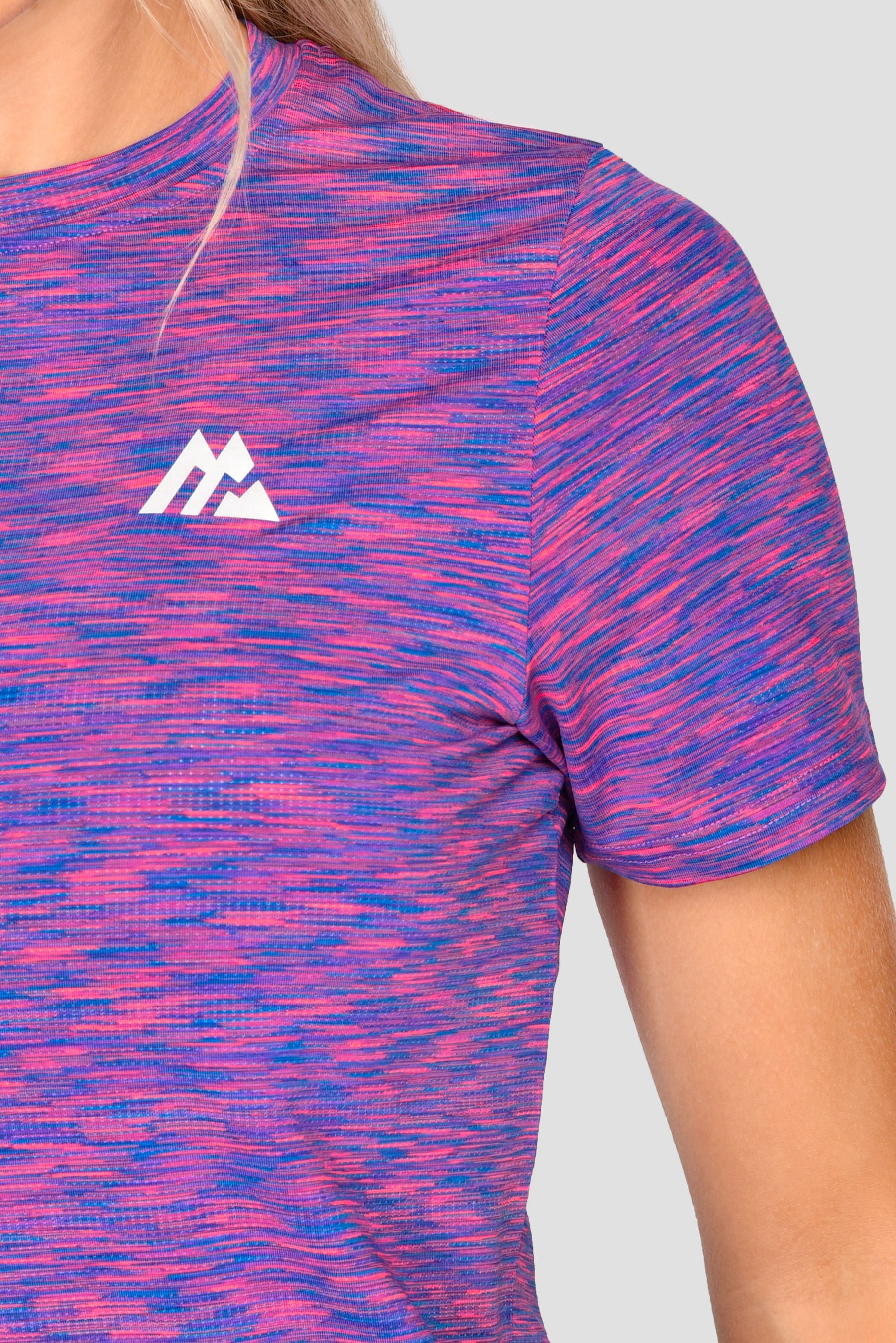 Women's Trail 2.0 T-Shirt - Neon Purple/Neon Blue Multi