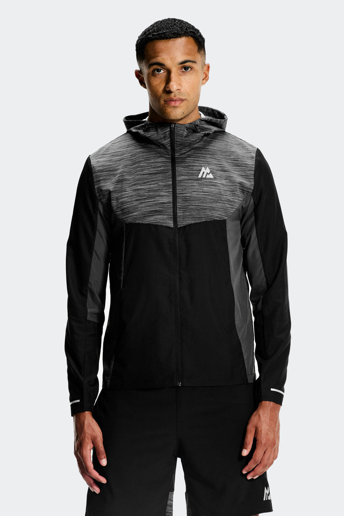 Trail Windbreaker - Black/Grey