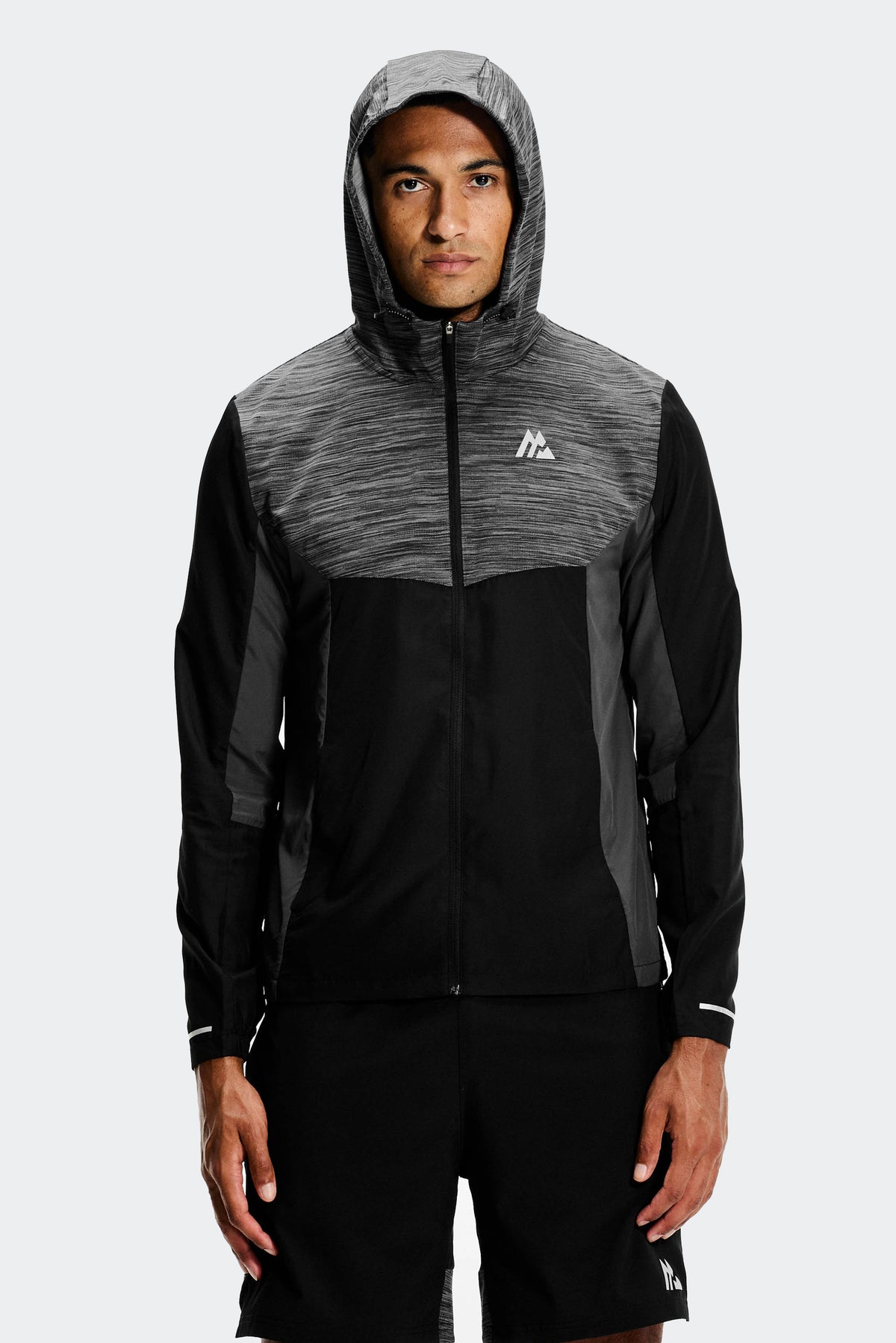Trail Windbreaker - Black/Grey