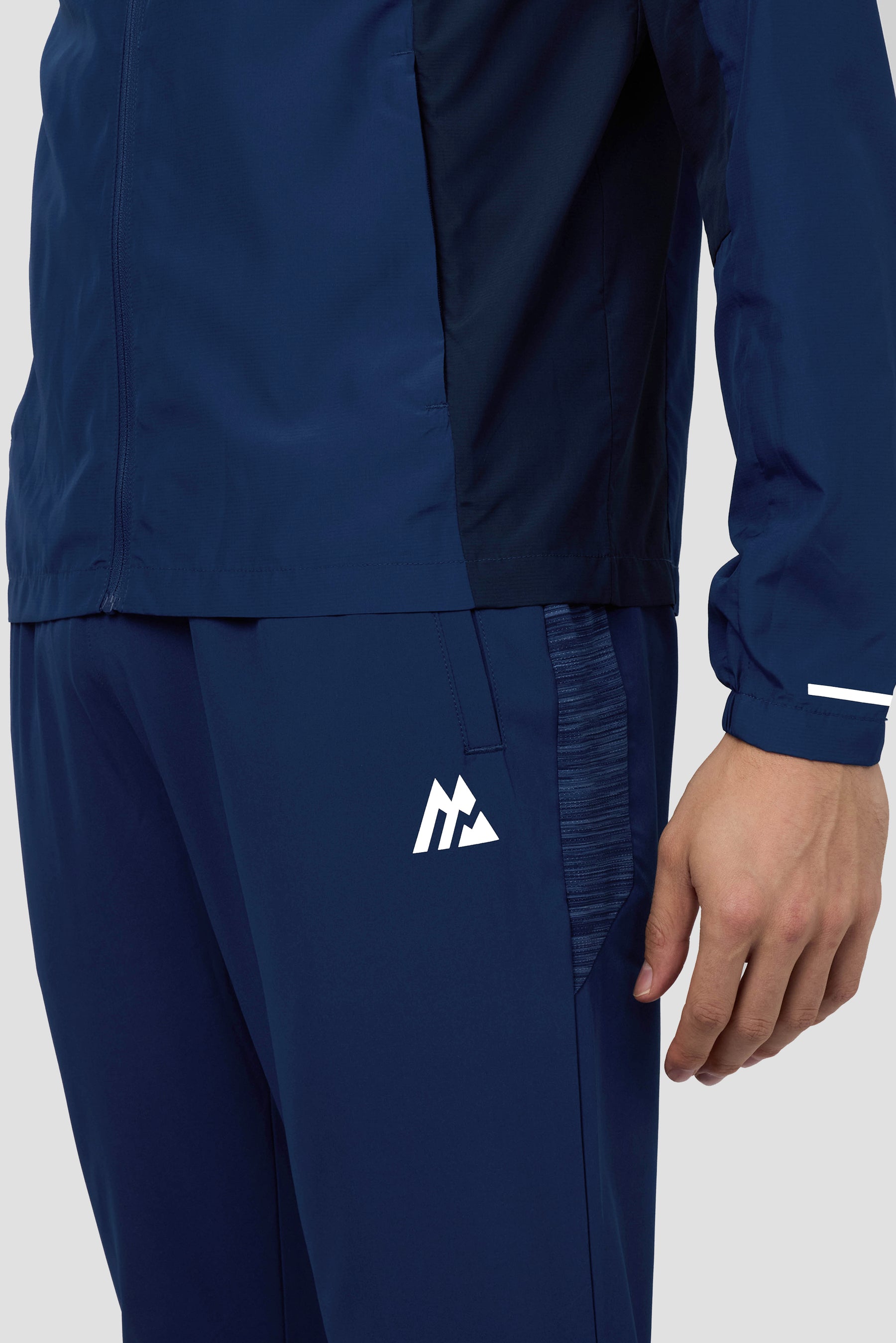 Trail Panel Running Pant - Navy Multi
