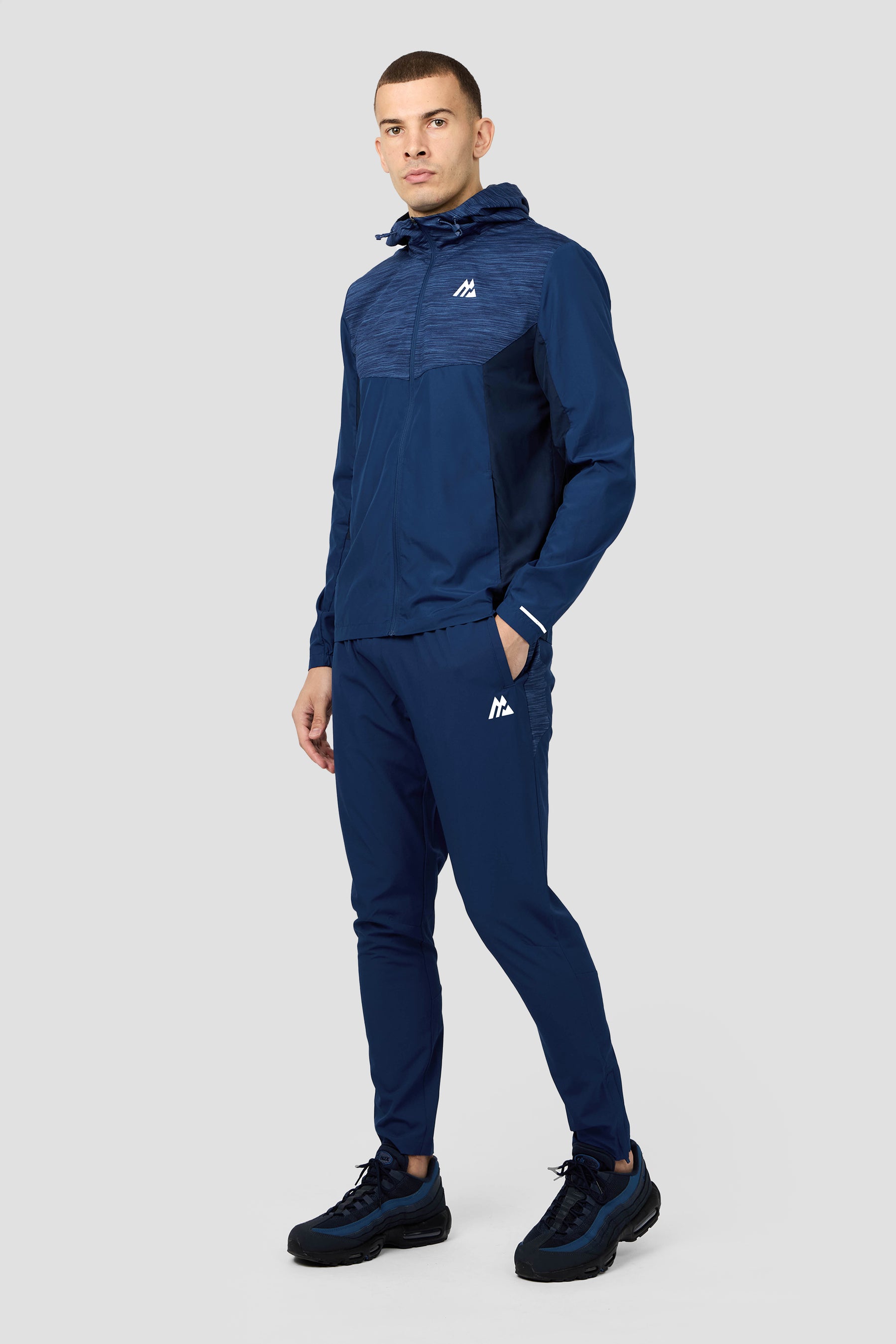 Trail Panel Running Pant - Navy Multi