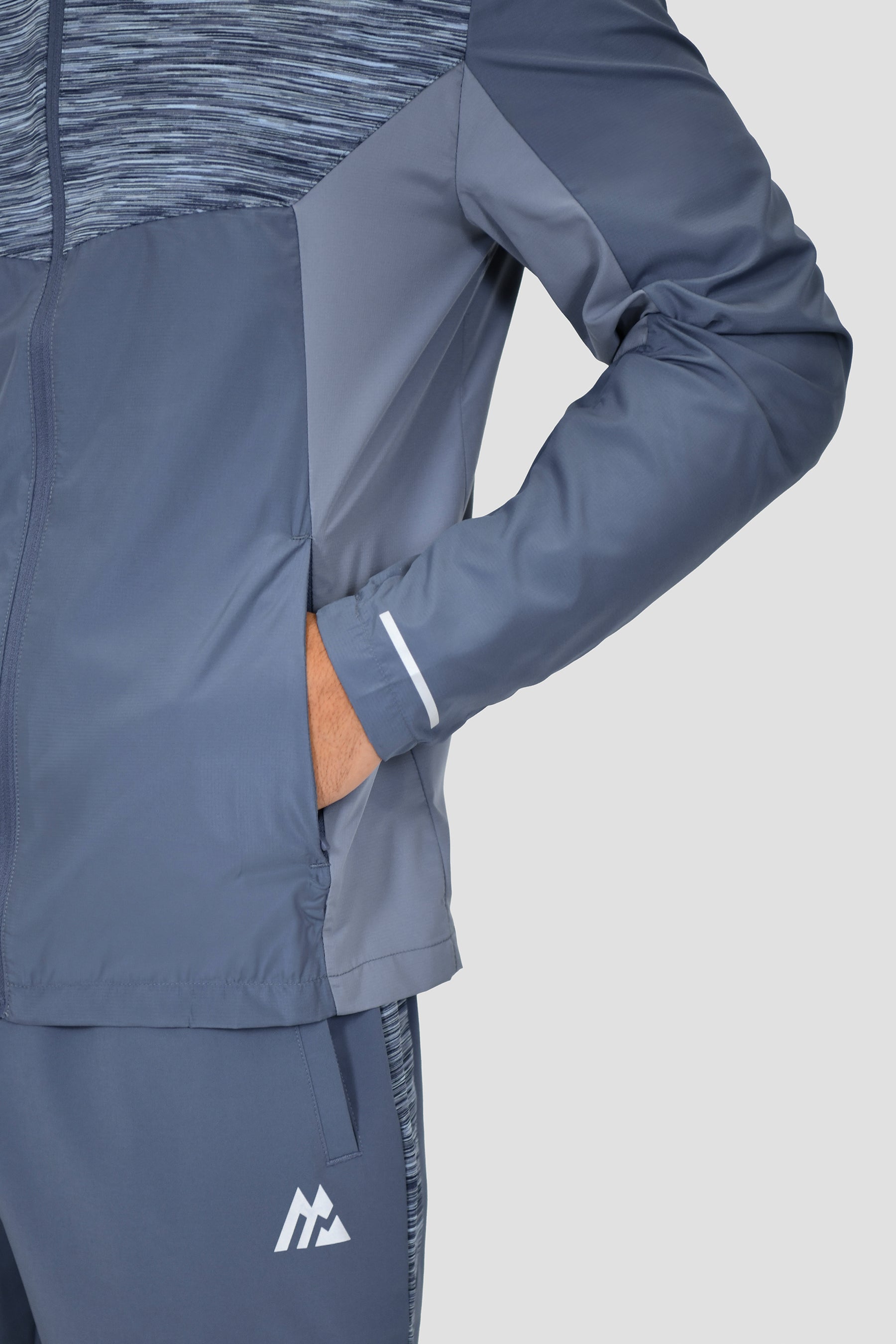 Men's Trail Windbreaker - Indigo Multi