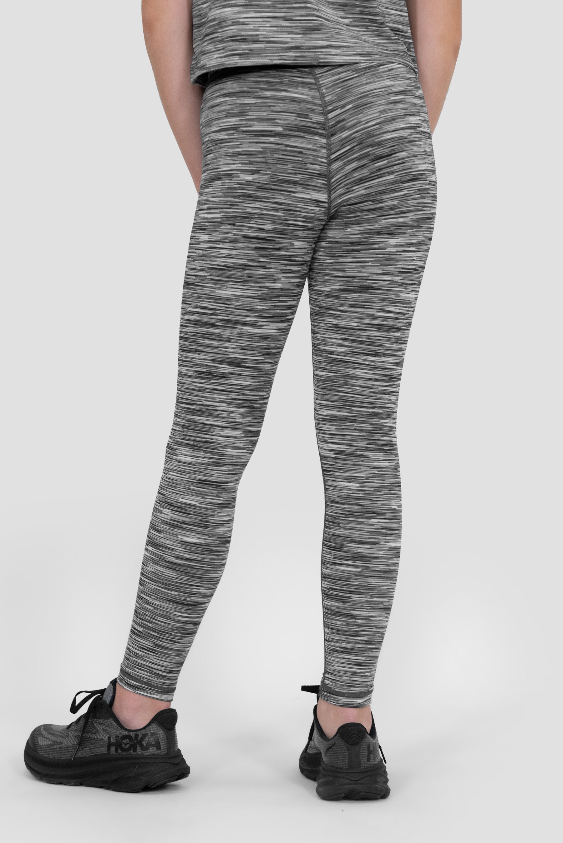 Girls Trail Icon Legging - Grey Multi