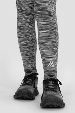 Girls Trail Icon Legging - Grey Multi