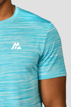 Men's Trail 2.0 T-Shirt - Neon Blue/White