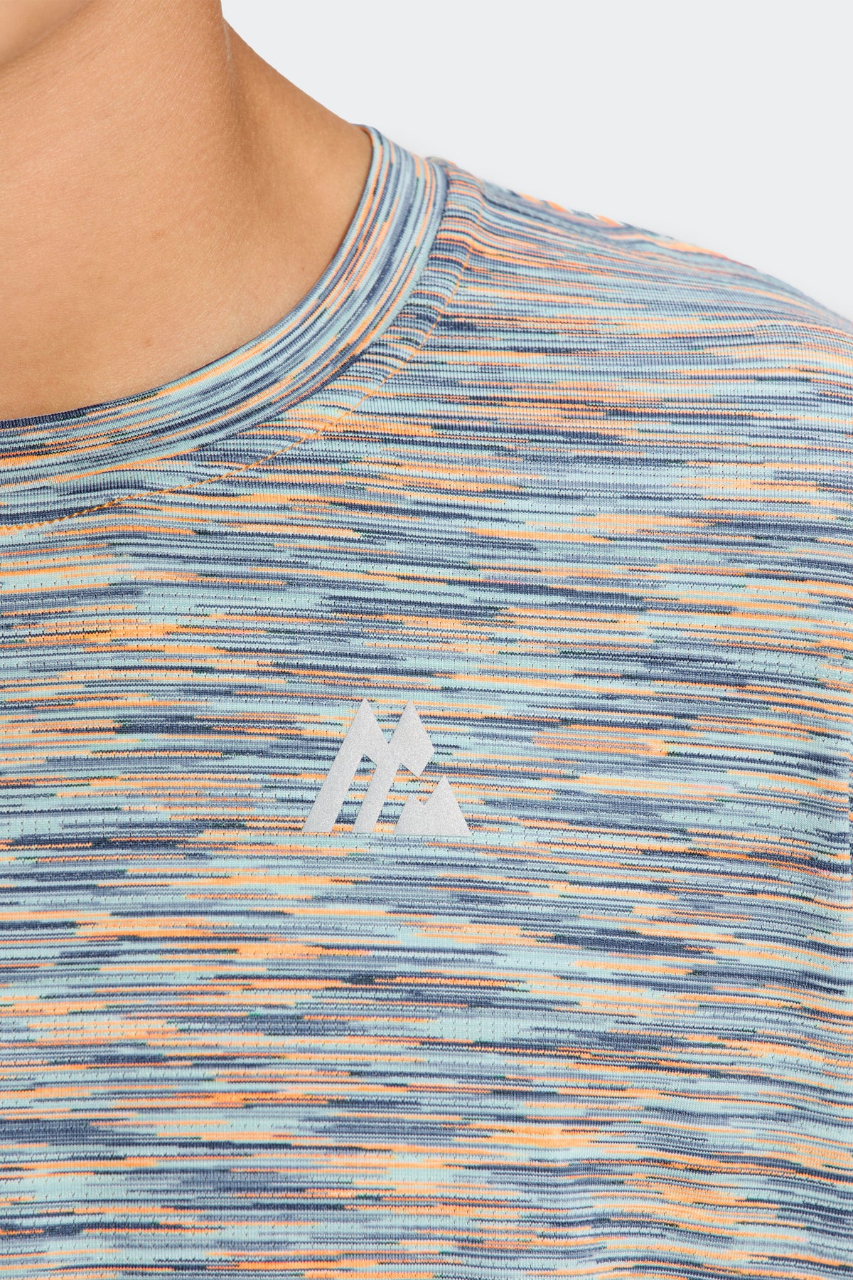 Boys Trail T-Shirt - Blue/Green/Orange - Lightweight breathable fabric