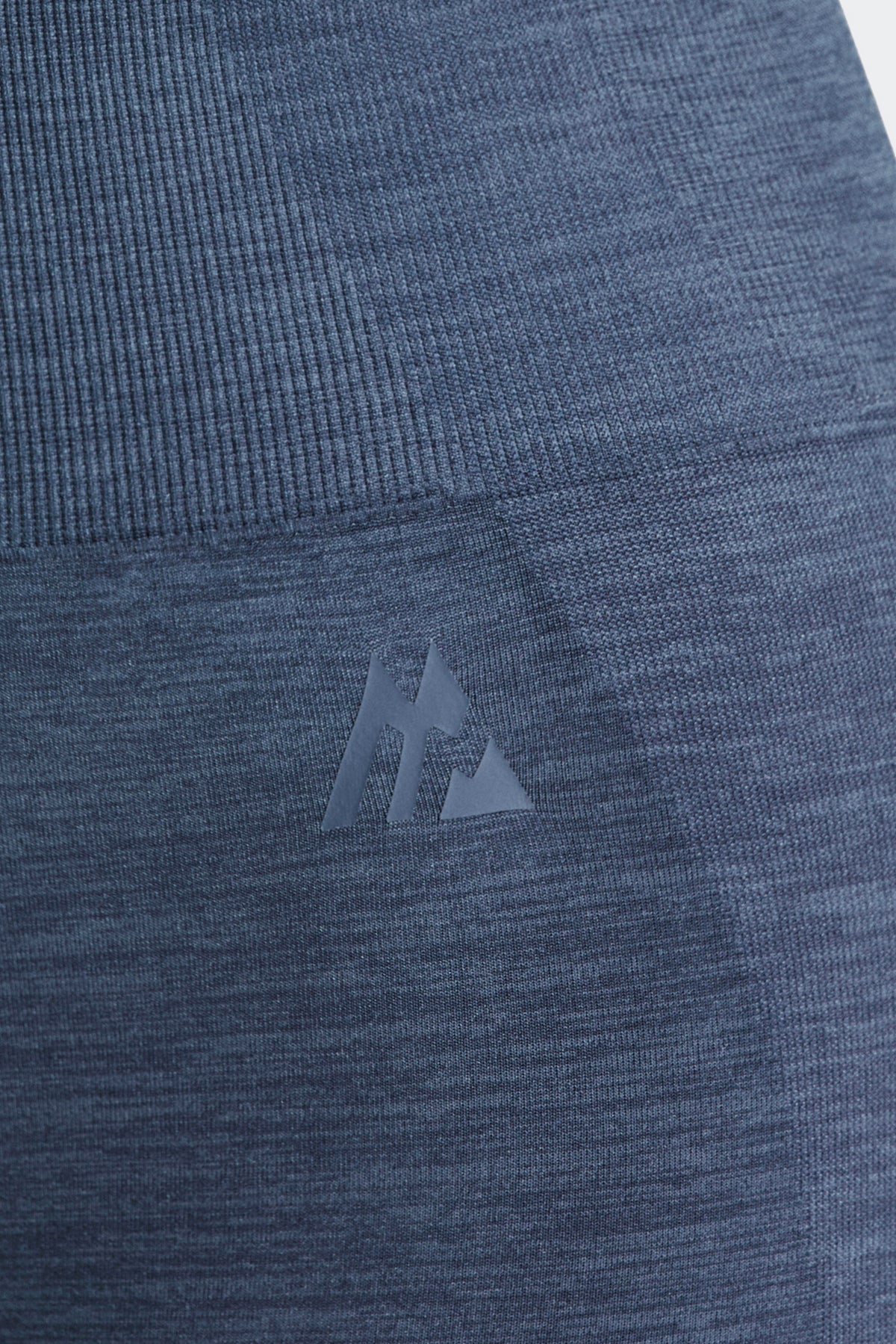 Trail Seamless Short - Greyed Indigo Marl
